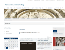 Tablet Screenshot of praemonstratenserabtei-windberg.de